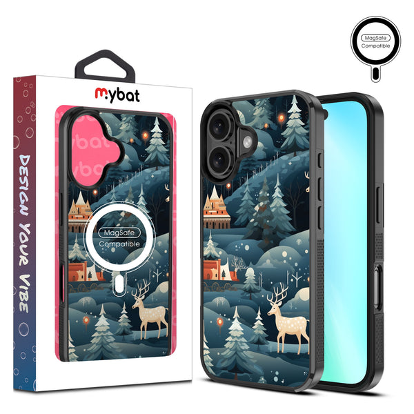 MyBat Design Lab Series MagSafe Case for Apple iPhone 16 - Winter Wonderland - MIP16CSLESMSM269-1.jpg