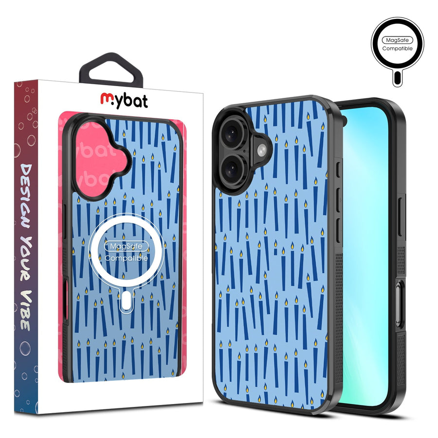 MyBat Design Lab Series MagSafe Case for Apple iPhone 16 - Menorah Candle