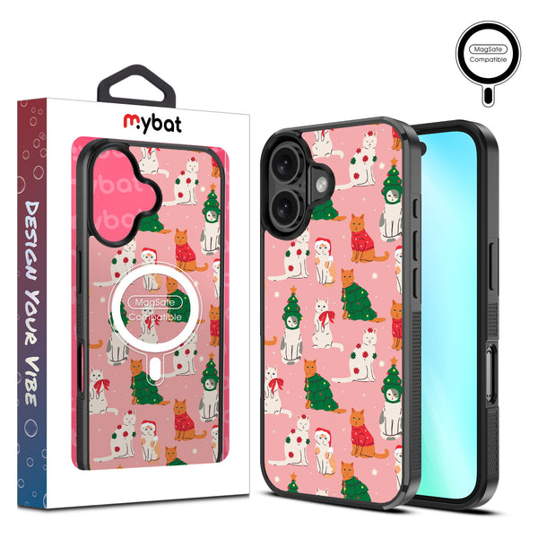 MyBat Design Lab Series MagSafe Case for Apple iPhone 16 - Meowy Christmas - MIP16CSLESMSM286-1.jpg