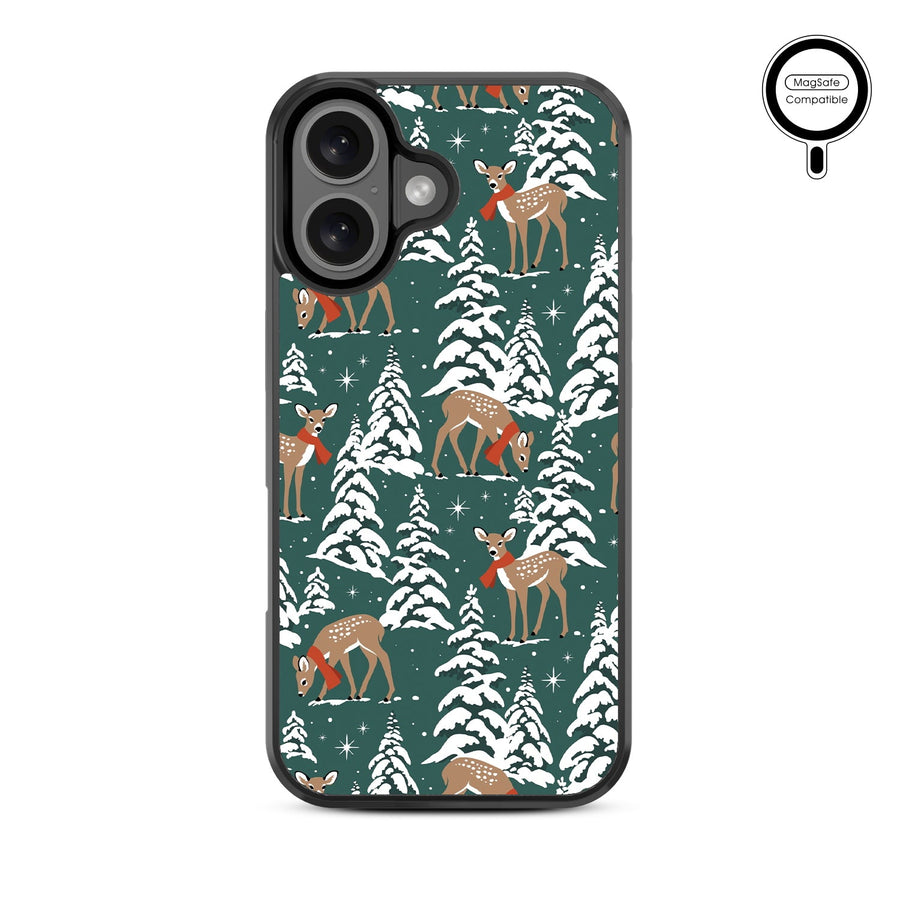 MyBat Design Lab Series MagSafe Case for Apple iPhone 16 - Pine & Prancer