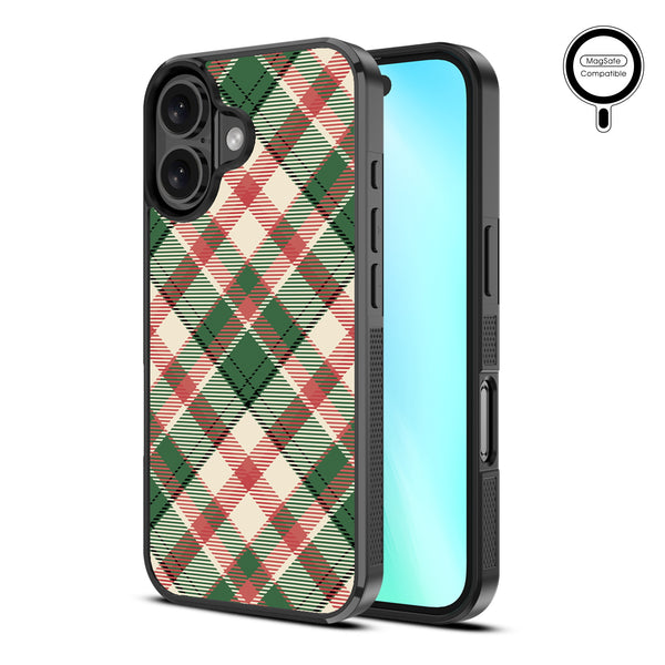 MyBat Design Lab Series MagSafe Case for Apple iPhone 16 - Rustic Plaid - MIP16CSLESMSM293-2.jpg