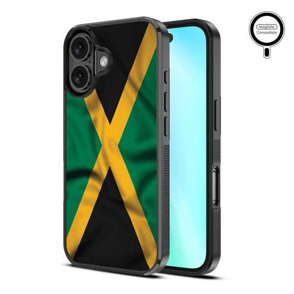 MyBat Design Lab Series MagSafe Case for Apple iPhone 16 - Jamaica Flag - MIP16CSLESMSM310-2.jpg