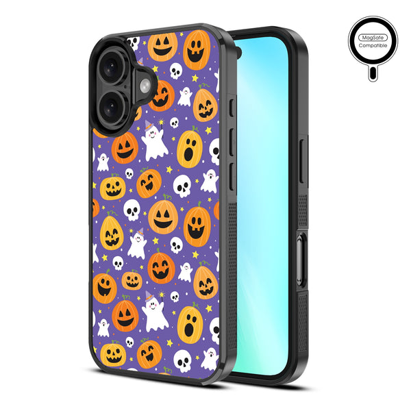 MyBat Design Lab Series MagSafe Case for Apple iPhone 16 - Pumpkin Party - MIP16CSLESMSM404-2.jpg