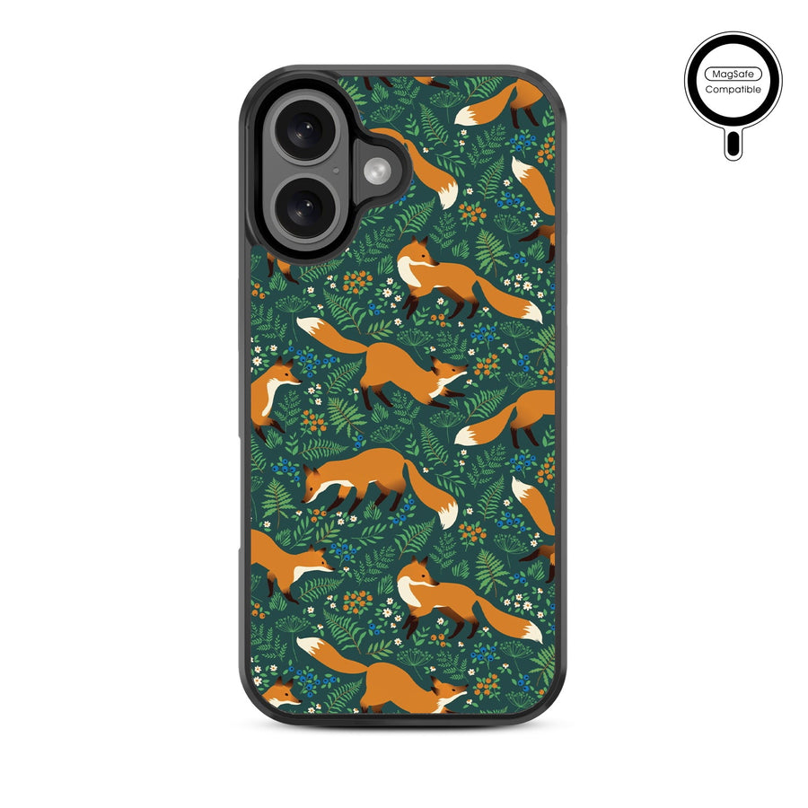 MyBat Design Lab Series MagSafe Case for Apple iPhone 16 - Frolicking Fox