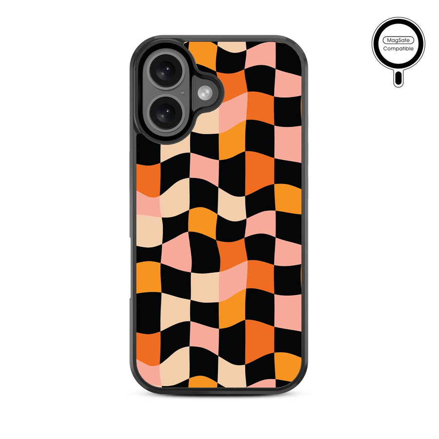 MyBat Design Lab Series MagSafe Case for Apple iPhone 16 - Groovy Check