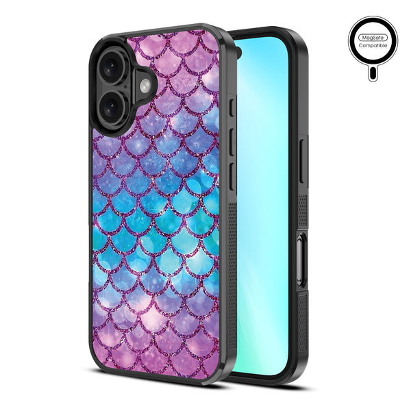 MyBat Design Lab Series MagSafe Case for Apple iPhone 16 - Mermaid Scales - MIP16CSLESMSM458-2.jpg