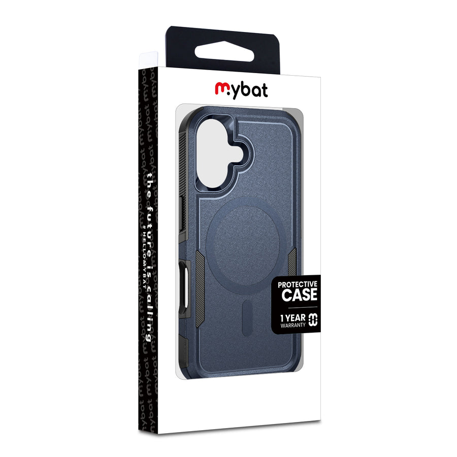 MyBat Fortress Series MagSafe Case for Apple iPhone 16 - Reflex Blue - MIP16CSRSKMS303-8.jpg
