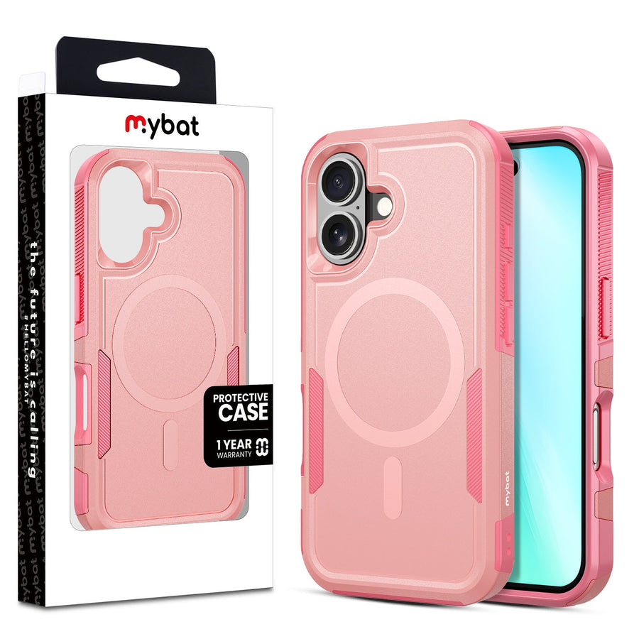 MyBat Fortress Series MagSafe Case for Apple iPhone 16 - Pink