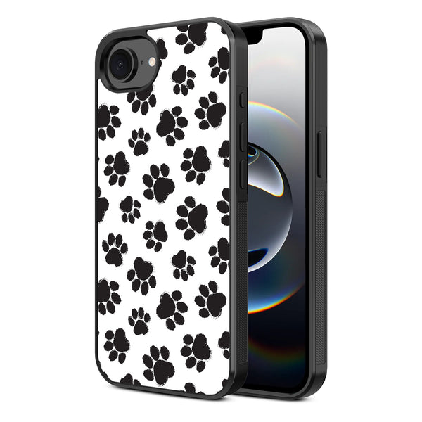 MyBat Design Lab Series Case for Apple iPhone 17e / 16e - Black Paw Prints - MIP16ECSLESM002-2.jpg