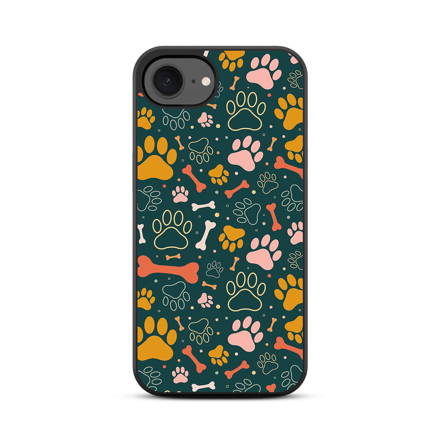 MyBat Design Lab Series Case for Apple iPhone 17e / 16e - Paw Prints & Bones - MIP16ECSLESM003-3.jpg