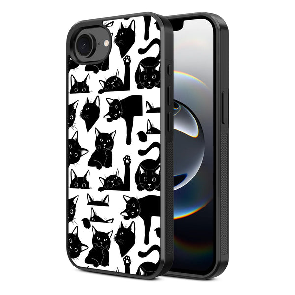 MyBat Design Lab Series Case for Apple iPhone 17e / 16e - Black Cats - MIP16ECSLESM017-2.jpg