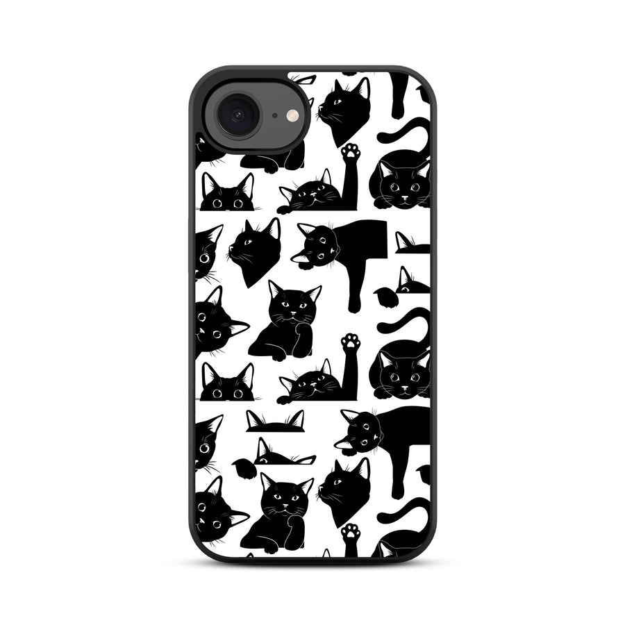 MyBat Design Lab Series Case for Apple iPhone 17e / 16e - Black Cats - MIP16ECSLESM017-3.jpg