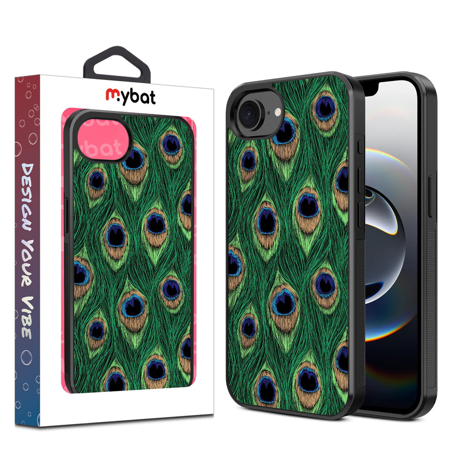 MyBat Design Lab Series Case for Apple iPhone 17e / 16e - Peacock Feathers - MIP16ECSLESM018-1.jpg