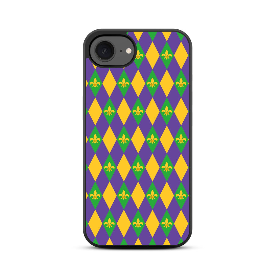 MyBat Design Lab Series Case for Apple iPhone 17e / 16e - Mardi Gras - MIP16ECSLESM057-3.jpg