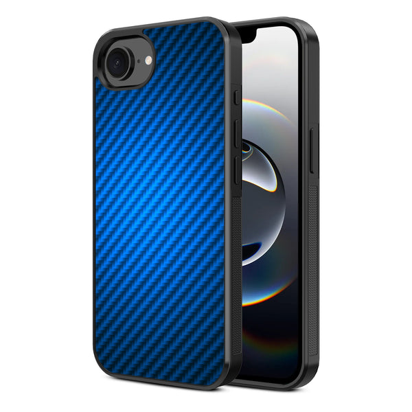 MyBat Design Lab Series Case for Apple iPhone 17e / 16e - Blue Carbon Fiber - MIP16ECSLESM084-2.jpg