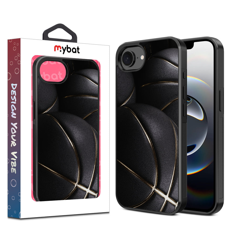 MyBat Design Lab Series Case for Apple iPhone 17e / 16e - Black Basketballs - MIP16ECSLESM090-1.jpg