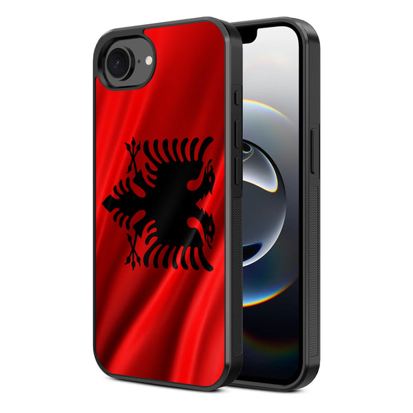 MyBat Design Lab Series Case for Apple iPhone 17e / 16e - Albania Flag - MIP16ECSLESM140-2.jpg