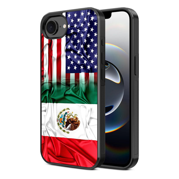 MyBat Design Lab Series Case for Apple iPhone 17e / 16e - Mexican-American Flag - MIP16ECSLESM168-2.jpg