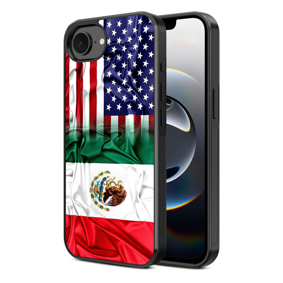 MyBat Design Lab Series Case for Apple iPhone 17e / 16e - Mexican-American Flag - MIP16ECSLESM168-2.jpg