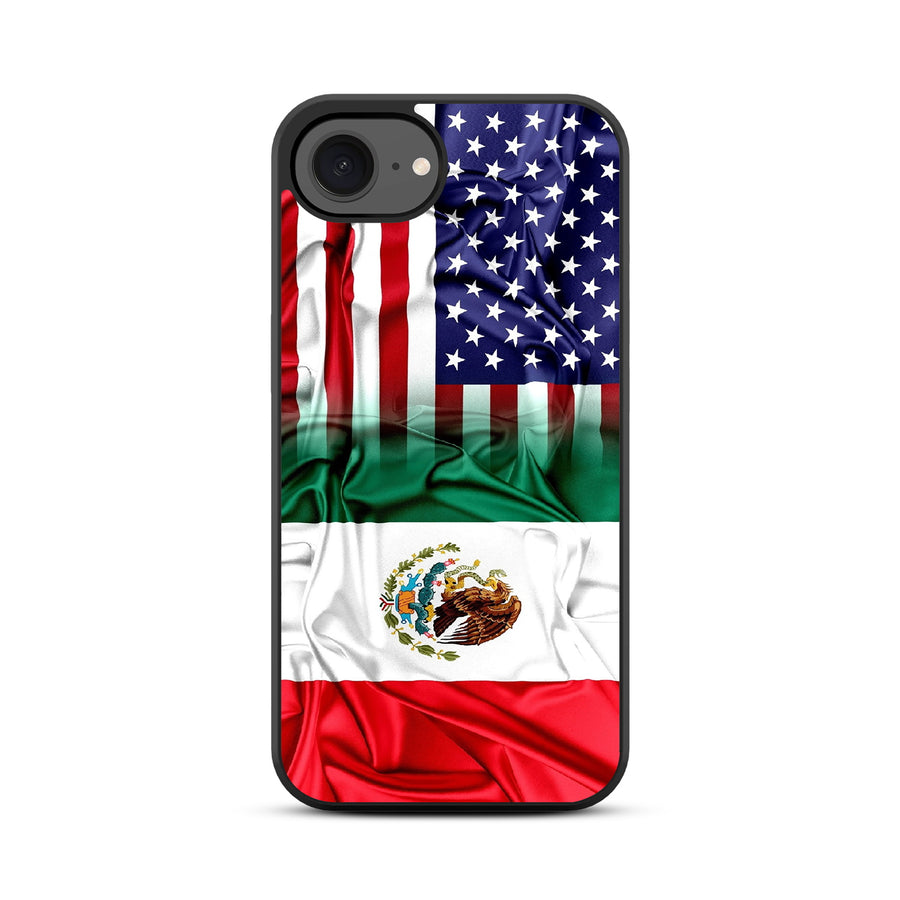 MyBat Design Lab Series Case for Apple iPhone 17e / 16e - Mexican-American Flag - MIP16ECSLESM168-3.jpg