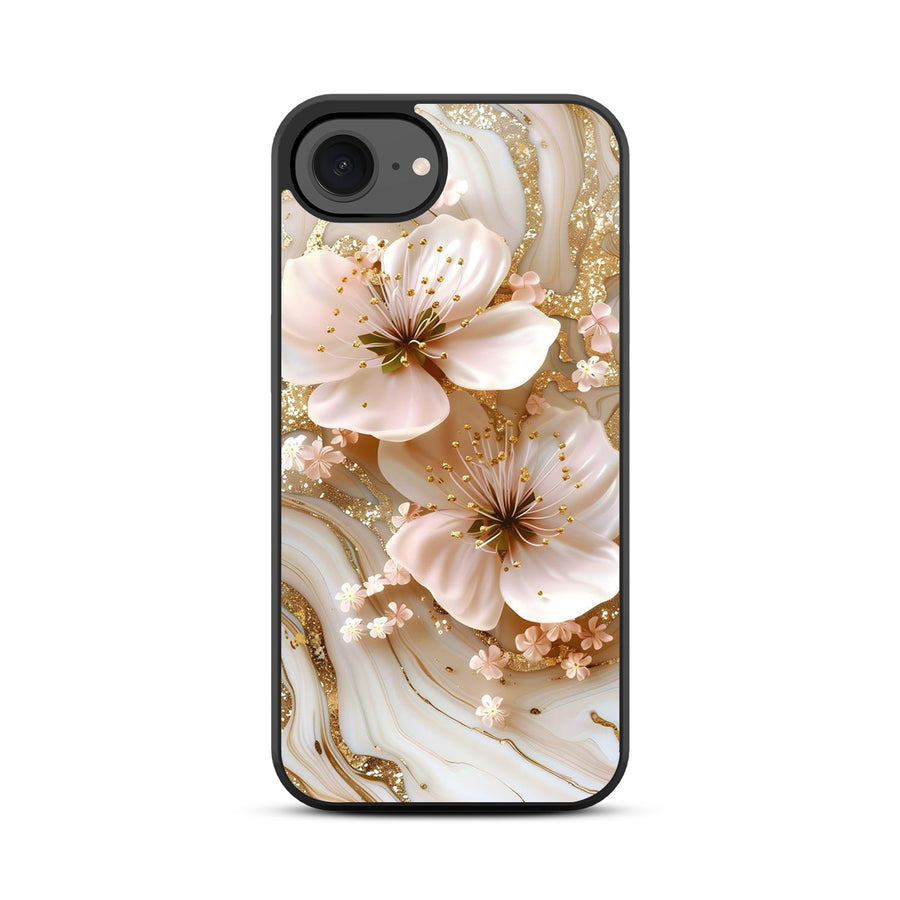 MyBat Design Lab Series Case for Apple iPhone 17e / 16e - Golden Petal Glow - MIP16ECSLESM186-3.jpg