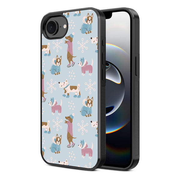 MyBat Design Lab Series Case for Apple iPhone 17e / 16e - Puppy Snow Play - MIP16ECSLESM299-2.jpg
