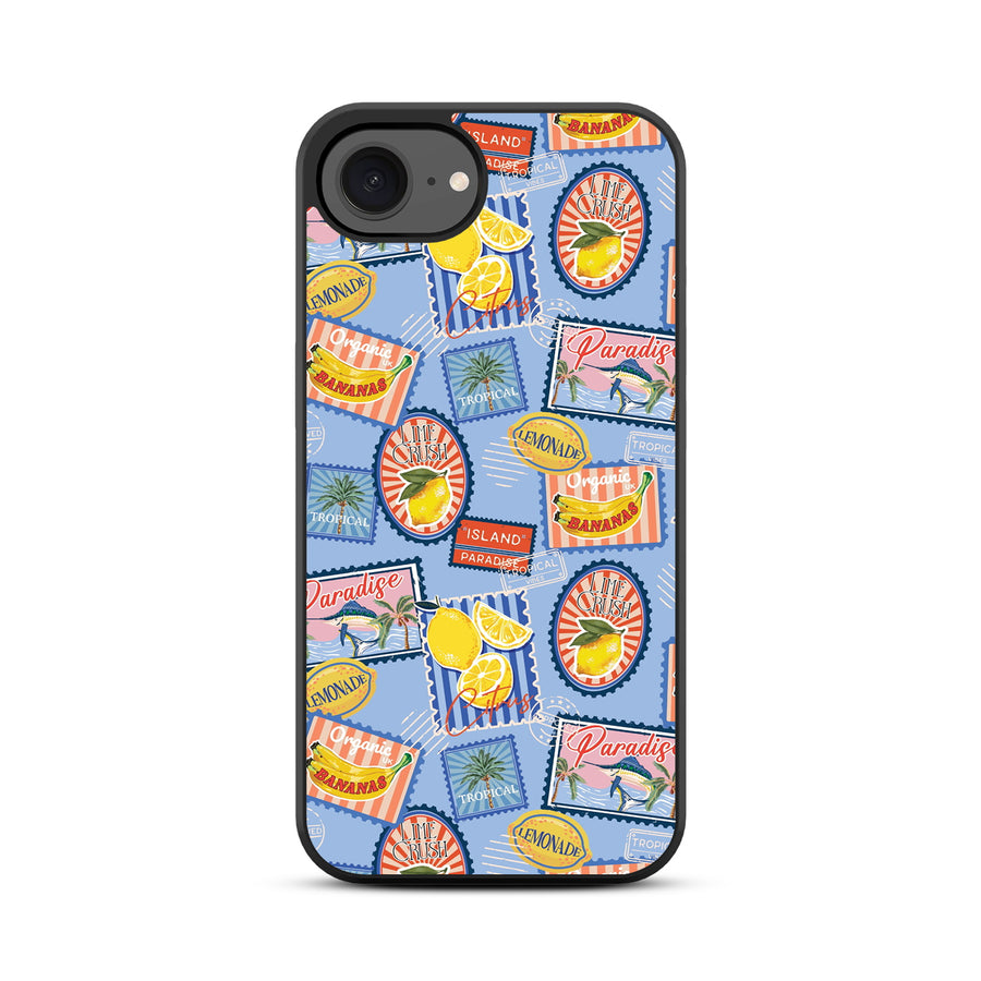 MyBat Design Lab Series Case for Apple iPhone 17e / 16e – Summer Stamps - MIP16ECSLESM537-2.JPG