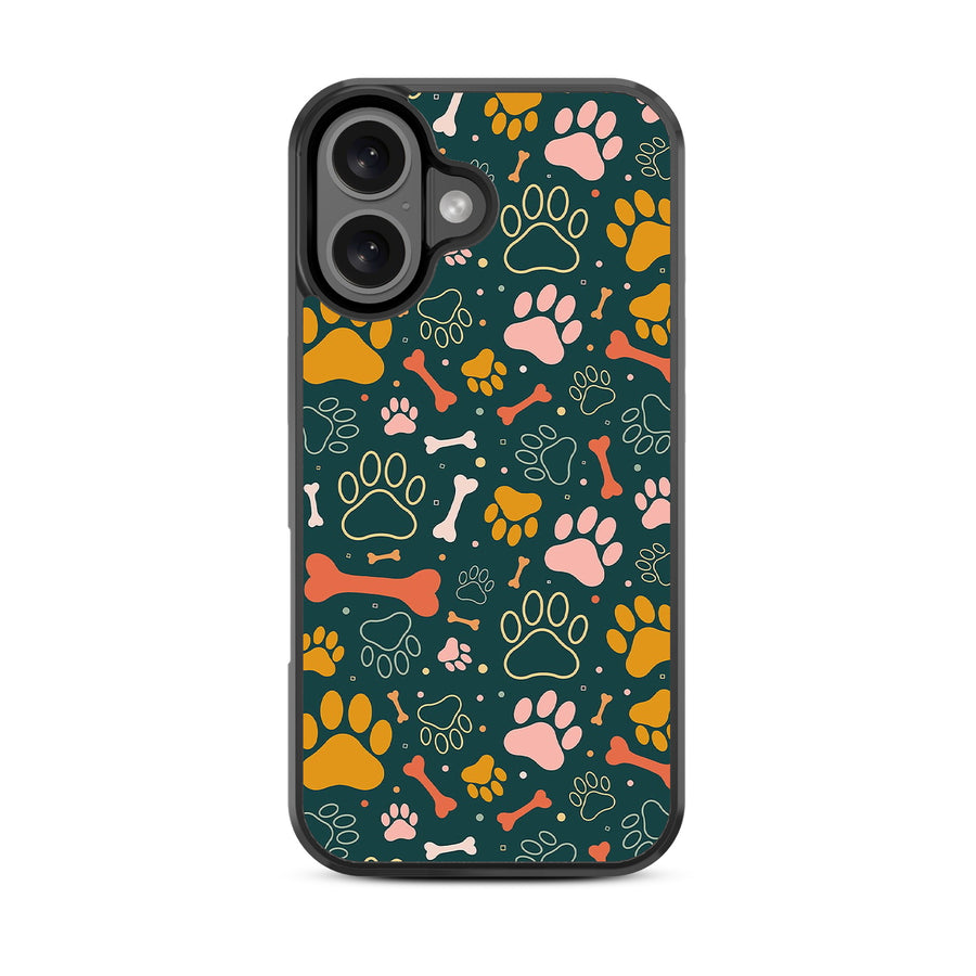 MyBat Design Lab Series Case for Apple iPhone 16 Plus - Paw Prints & Bones - MIP16MCSLESM003-3.jpg