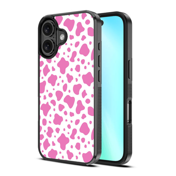 MyBat Design Lab Series Case for Apple iPhone 16 Plus - Pink Cow Print - MIP16MCSLESM015-2.jpg