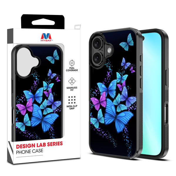 MyBat Design Lab Series Case for Apple iPhone 16 Plus - Butterfly Night - MIP16MCSLESM021-1.jpg