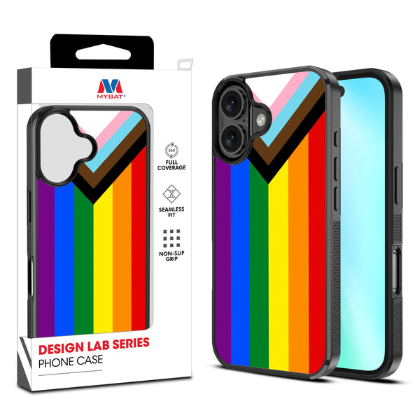 MyBat Design Lab Series Case for Apple iPhone 16 Plus - LGBTQ+ Flag - MIP16MCSLESM034-1.jpg