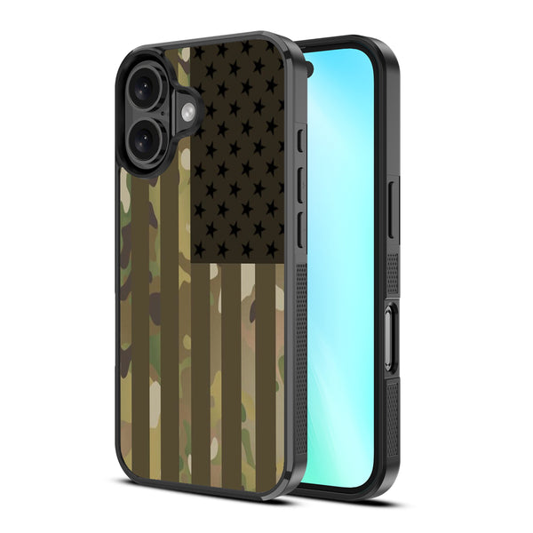MyBat Design Lab Series Case for Apple iPhone 16 Plus - Military Camouflage American Flag - MIP16MCSLESM054-2.jpg