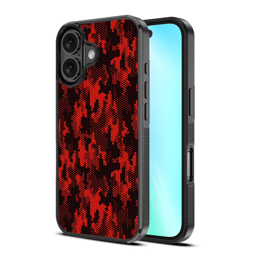 MyBat Design Lab Series Case for Apple iPhone 16 Plus - Red Digital Camouflage - MIP16MCSLESM086-2.jpg