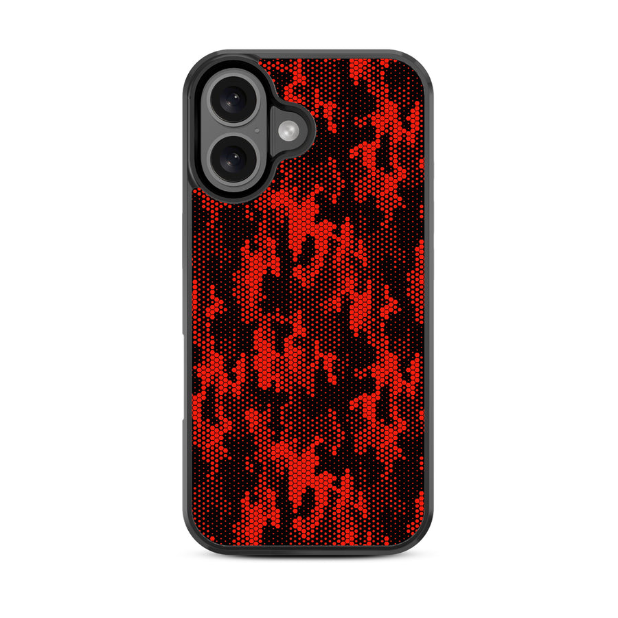 MyBat Design Lab Series Case for Apple iPhone 16 Plus - Red Digital Camouflage - MIP16MCSLESM086-3.jpg