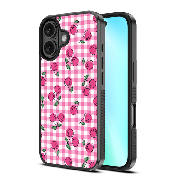 MyBat Design Lab Series Case for Apple iPhone 16 Plus - Pink Cherries - MIP16MCSLESM100-2.jpg