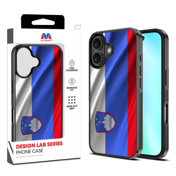 MyBat Design Lab Series Case for Apple iPhone 16 Plus - Slovenia Flag - MIP16MCSLESM158-1.jpg