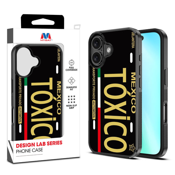 MyBat Design Lab Series Case for Apple iPhone 16 Plus - Toxico Black - MIP16MCSLESM175-1.jpg