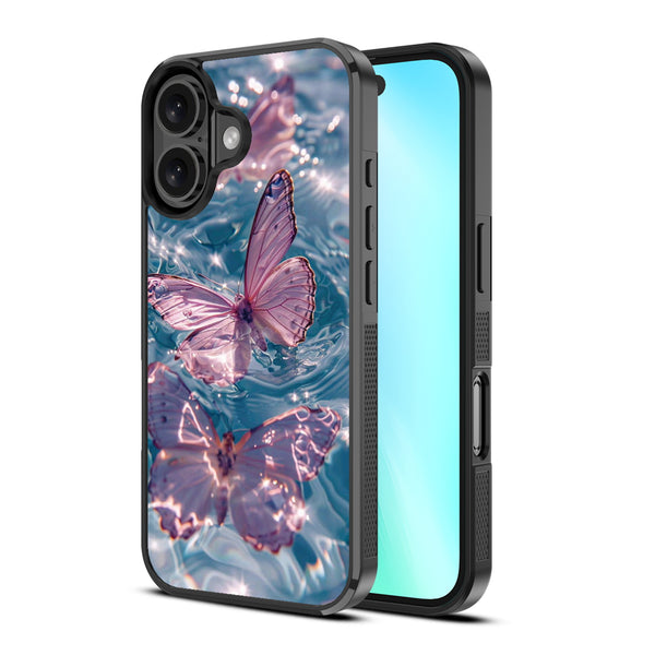 MyBat Design Lab Series Case for Apple iPhone 16 Plus - Floating Butterflies - MIP16MCSLESM180-2.jpg