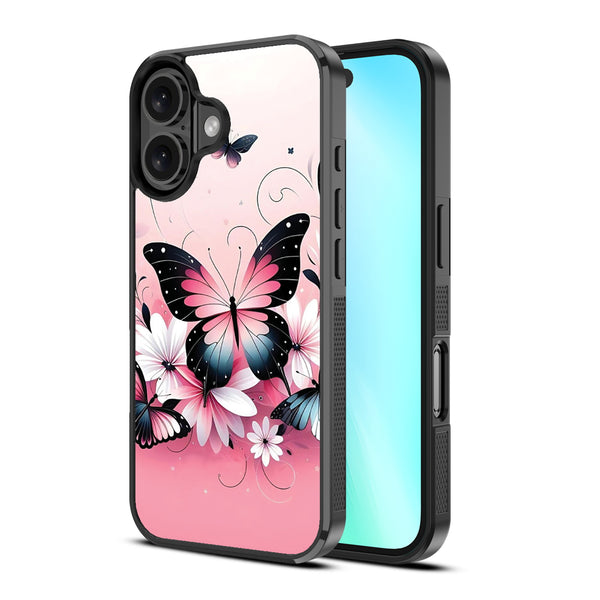 MyBat Design Lab Series Case for Apple iPhone 16 Plus - Butterfly Bouquet - MIP16MCSLESM184-2.jpg