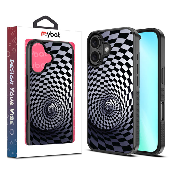 MyBat Design Lab Series Case for Apple iPhone 16 Plus - Spiral Out - MIP16MCSLESM266-1.jpg