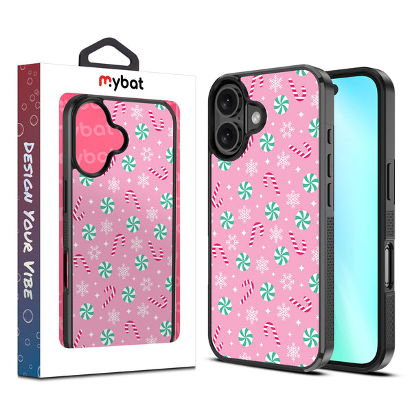 MyBat Design Lab Series Case for Apple iPhone 16 Plus - Peppermint Swirl - MIP16MCSLESM272-1.jpg
