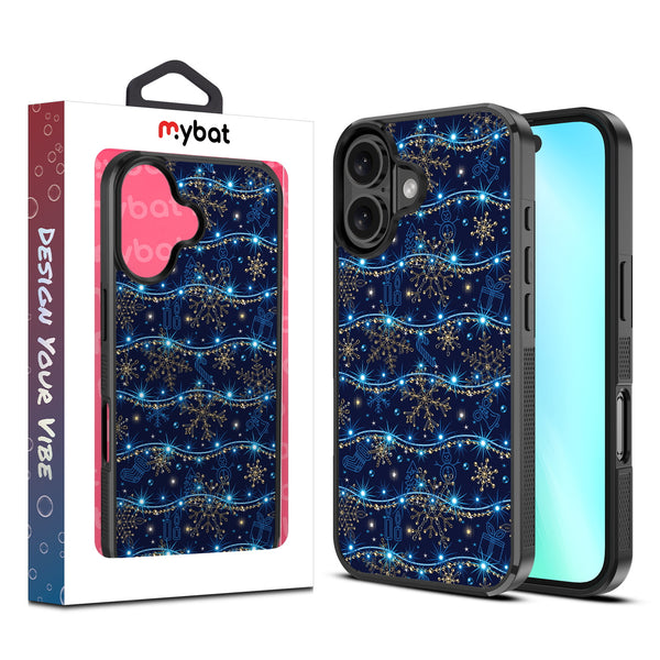 MyBat Design Lab Series Case for Apple iPhone 16 Plus - Snowflake Twinkle - MIP16MCSLESM285-1.jpg