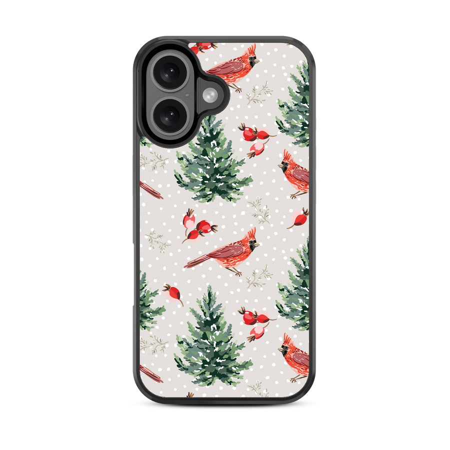 MyBat Design Lab Series Case for Apple iPhone 16 Plus - Winter Cardinals - MIP16MCSLESM298-3.jpg