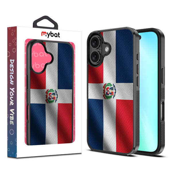 MyBat Design Lab Series Case for Apple iPhone 16 Plus - Dominican Republic Flag - MIP16MCSLESM307-1.jpg