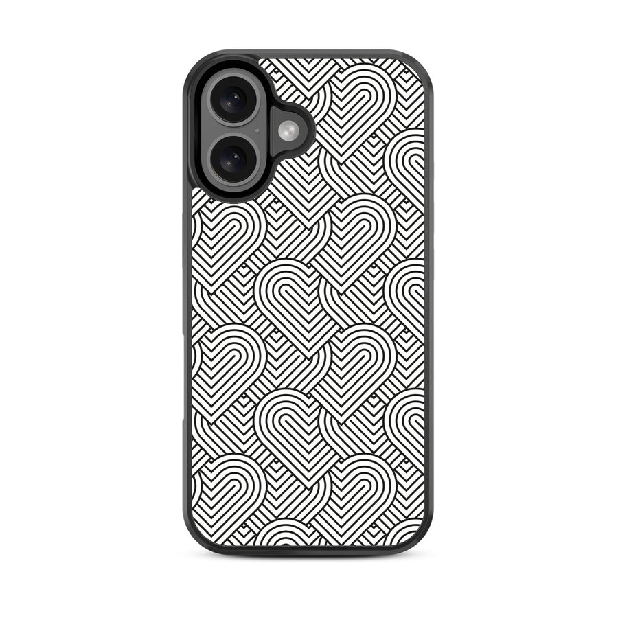 MyBat Design Lab Series Case for Apple iPhone 16 Plus - Hearts Aligned