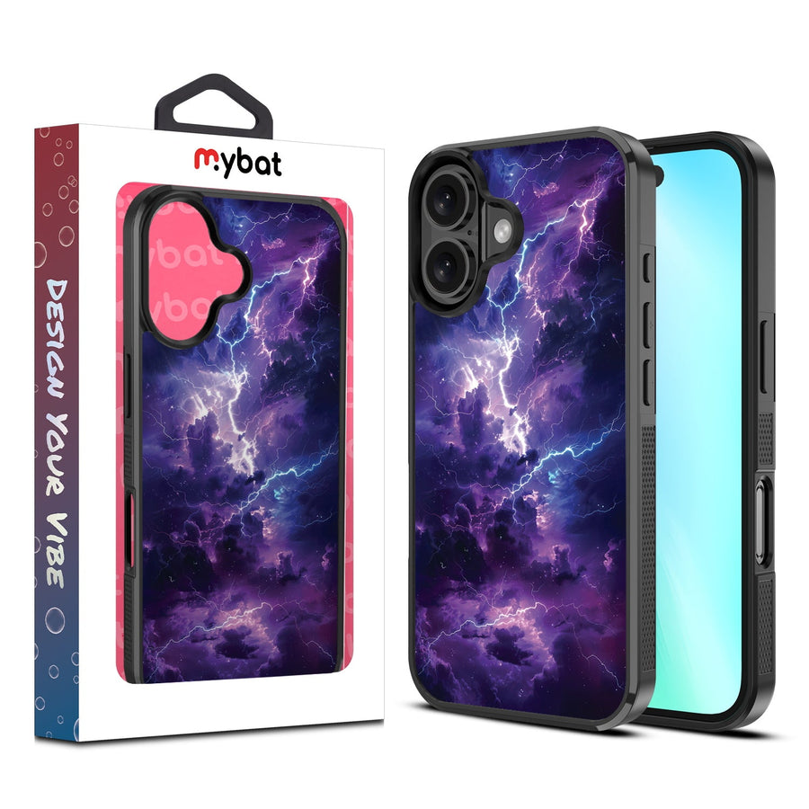 MyBat Design Lab Series Case for Apple iPhone 16 Plus - Lightning Storm