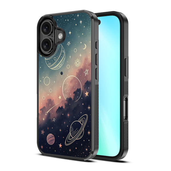 MyBat Design Lab Series Case for Apple iPhone 16 Plus - Planets and Stars - MIP16MCSLESM356-2.jpg