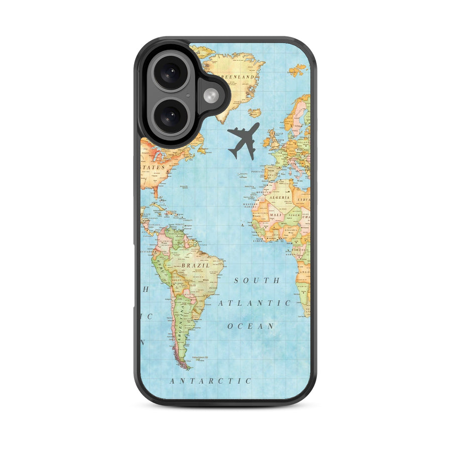MyBat Design Lab Series Case for Apple iPhone 16 Plus - Map - MIP16MCSLESM370-3.jpg