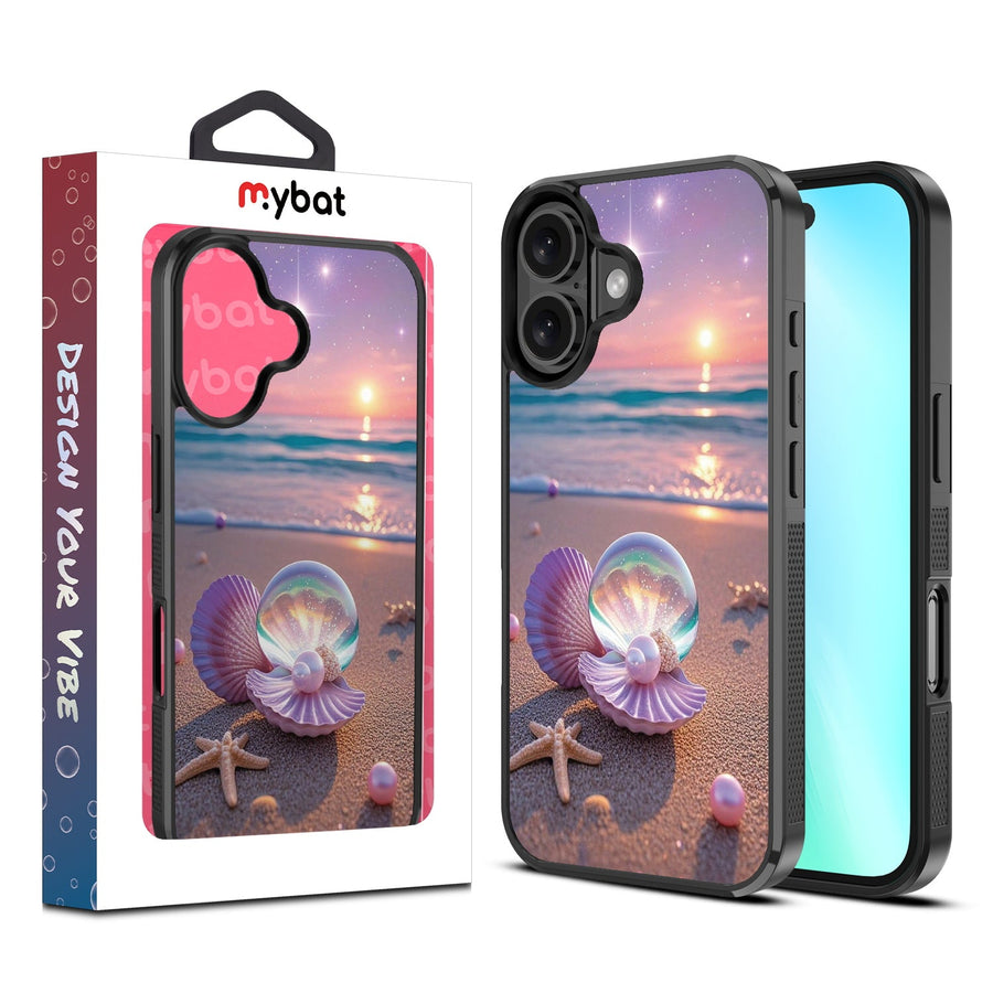 MyBat Design Lab Series Case for Apple iPhone 16 Plus - Seashell Beach
