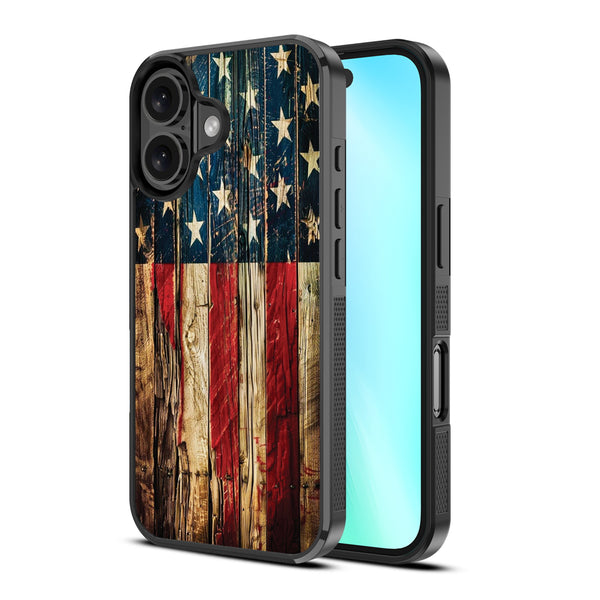 MyBat Design Lab Series Case for Apple iPhone 16 Plus - US Painted Flag - MIP16MCSLESM381-2.jpg